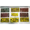 Image 1 : Vintage Alberta License Plates 50's- 80's