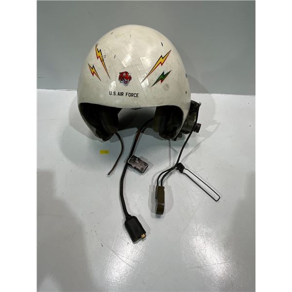 US Air Force Combat Vehicle Crewman Helmet June 1964 (stand for display only)