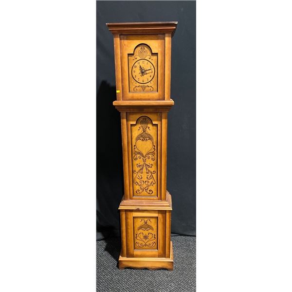 "Grandfather Clock" Hidden Bookcase 18Wx11Dx73H Beck Auctions Inc.