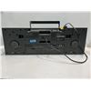 Image 3 : Sharp Portable Hi-Fi Component System Dual Cassette Player with Detachable Speakers 27Wx7Dx9H