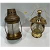 Image 1 : Vintage Musical Liquor Decanter Bottle Lantern and Anchor Light Lantern (missing top)