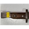 Image 5 : WWI Ross Bayonet Hunting Knife with Scabbard - Length 7.5 Blade, 12 Total plus wooden box 20Lx7Wx4H
