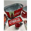 Image 17 : Coca-Cola Collectibles Includes Serving Trays, Glass Cutting Board, BBQ Utensils and more See Photos