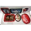 Image 2 : Coca-Cola Collectibles Includes Serving Trays, Glass Cutting Board, BBQ Utensils and more See Photos