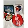 Image 4 : Coca-Cola Collectibles Includes Serving Trays, Glass Cutting Board, BBQ Utensils and more See Photos