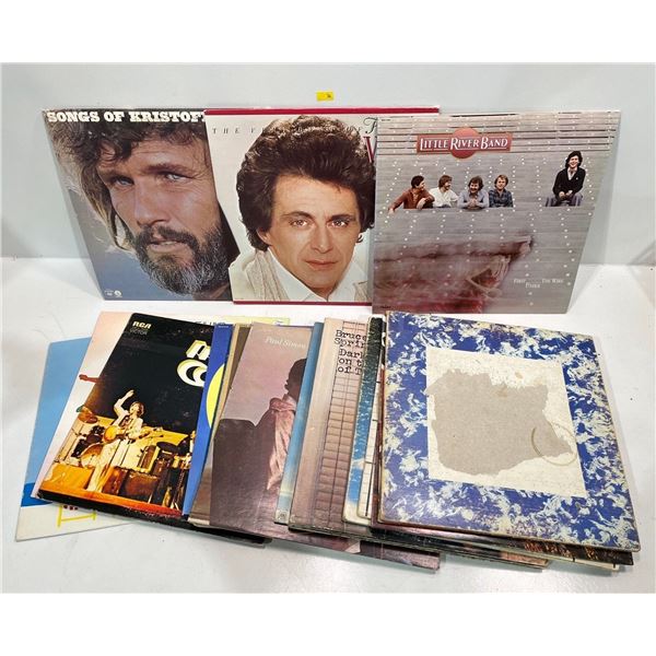 Collection of 20 LP Records see photos for artists and album titles