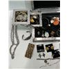 Image 2 : Silver Book Jewelry Box with Necklaces, Bracelets, Earrings and more