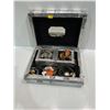 Image 4 : Silver Book Jewelry Box with Necklaces, Bracelets, Earrings and more