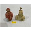 Image 1 : Vintage Chinese Cinnaber Style  and Old Man Snuff Bottles