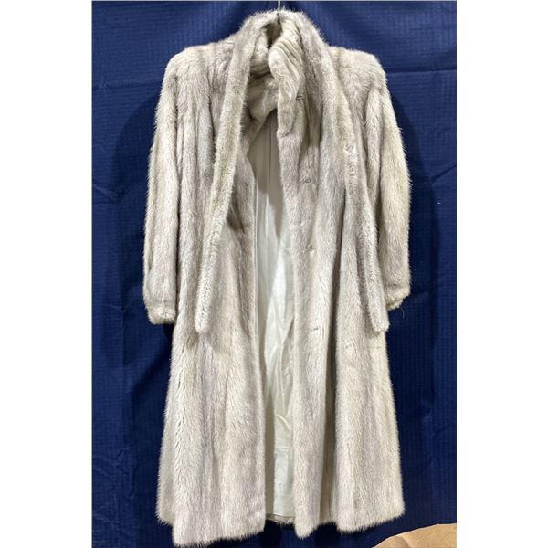 Hudson Bay Company Long Grey Mink Coat