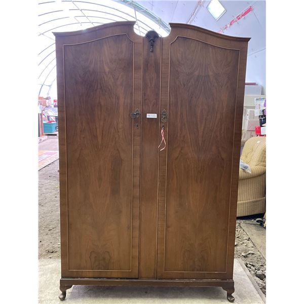 Antique Wooden Wardrobe 79x36x48