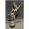 Image 1 : Antique Dancing Goddess Parvati Wooden Hindu Sculpture 34T