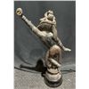 Image 2 : Antique Dancing Goddess Parvati Wooden Hindu Sculpture 34T