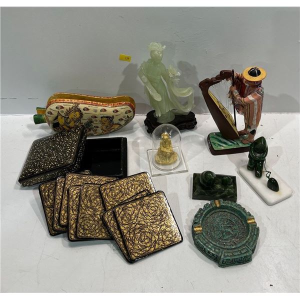 Decorative Items includes Coasters, Ashtray, Napkin Holder and Figures