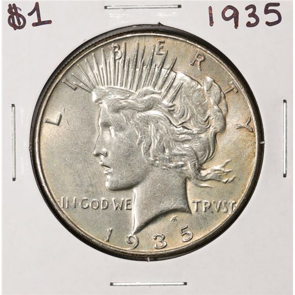 1935 $1 Peace Silver Dollar Coin