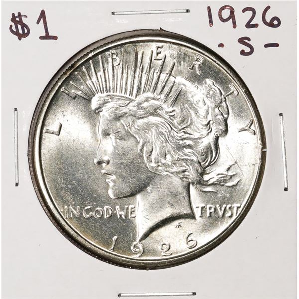 1926-S $1 Peace Silver Dollar Coin