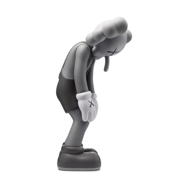 KAWS "Small Lie (Grey)" Vinyl Sculpture