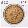 Image 1 : 1898-S $20 Liberty Head Double Eagle Gold Coin