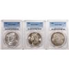 Image 1 : Lot of 1887-1889 $1 Morgan Silver Dollar Coins PCGS MS63
