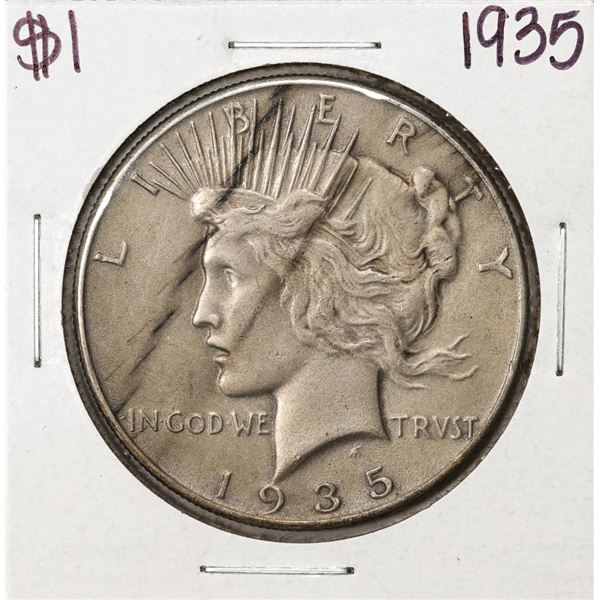 1935 $1 Peace Silver Dollar Coin