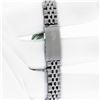 Image 7 : Rolex Ladies Stainless Steel White Roman Pyramid Diamond Datejust Wristwatch