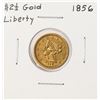 Image 1 : 1856 $2 1/2 Liberty Head Quarter Eagle Gold Coin