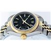 Image 4 : Rolex Ladies Two Tone Black Tapestry Datejust Wristwatch