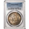 Image 1 : 1898 $1 Morgan Silver Dollar Coin PCGS MS64 Amazing Toning