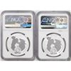 Image 2 : Set of 2021 Niue $2 Godzilla vs Kong Silver Coins NGC MS69