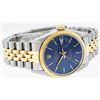 Image 3 : Rolex Men's Two Tone Blue Index Datejust Wristwatch