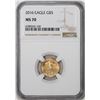 Image 1 : 2016 $5 American Gold Eagle Coin NGC MS70