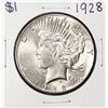 Image 1 : 1928 $1 Peace Silver Dollar Coin