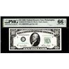 Image 1 : 1950 $10 Federal Reserve Note Philadelphia Fr.2010-CW Wide PMG Gem Uncirculated 66EPQ