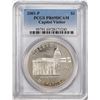 Image 1 : 2001-P $1 Proof Capitol Visitor Commemorative Silver Dollar Coin PCGS PR69DCAM