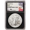 Image 1 : 2020 $1 American Silver Eagle Coin NGC MS70 First Day of Issue Mercanti Signature