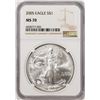 Image 1 : 2005 $1 American Silver Eagle Coin NGC MS70