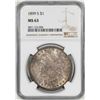 Image 1 : 1899-S $1 Morgan Silver Dollar Coin NGC MS63