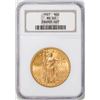 Image 1 : 1927 $20 St. Gaudens Double Eagle Gold Coin NGC MS63