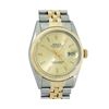 Image 1 : Rolex Men's Two Tone Champagne Index Datejust Wristwatch