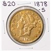 Image 1 : 1878-S $20 Liberty Head Double Eagle Gold Coin