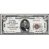 Image 1 : 1929 $5 The National Whaling Bank of New London, CT CH# 978 National Currency Note