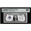 Image 1 : 1928 $1 Funnyback Silver Certificate Note PMG Gem Uncirculated 66EPQ