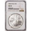 Image 1 : 2006 $1 American Silver Eagle Coin NGC MS70