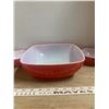 Image 2 : Red Pyrex bowl & 4 Small bowls