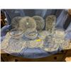 Image 1 : 20 + lot of vintage and antique glassware, including some crystal pieces