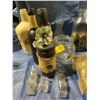 Image 2 : Collection of miscellaneous glass bottles, and shot glasses/ votive holders