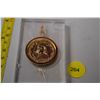 Image 1 : Gold plated education token