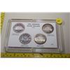 Image 1 : Four different 1965 Canada silver dollars