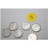Image 1 : 1960, 1963, 1953, 1958, 1962, 1943 Canada silver dimes