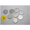 Image 1 : 1966 X 3, 1961, 1963, 1962, 1951,1965 Canada silver dimes